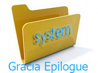 Чистая папка system for Gracia Epilogue
